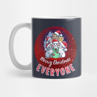 Feline Festivities: Meowy Christmas Mug